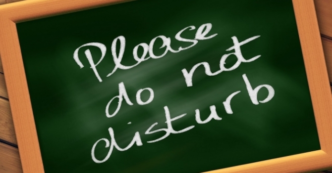 Chalkboard: Please Do Not Disturb